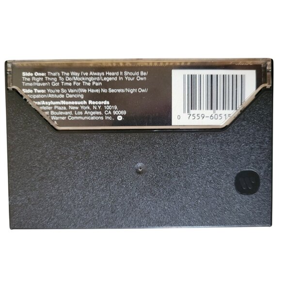 Carly Simon - The Best Of Carly Simon - 1975 Rock Cassette Tape You're So Vain - Picture 2 of 6